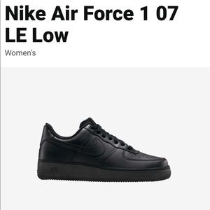 Air Force One Black on Black